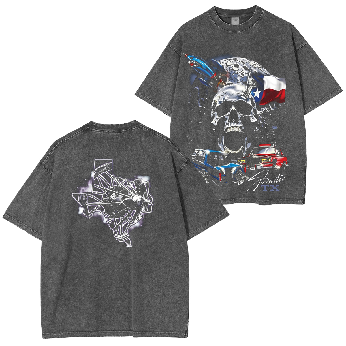 Screwston TX Cool Texas Washed T-shirt/Crewneck/Hoodie