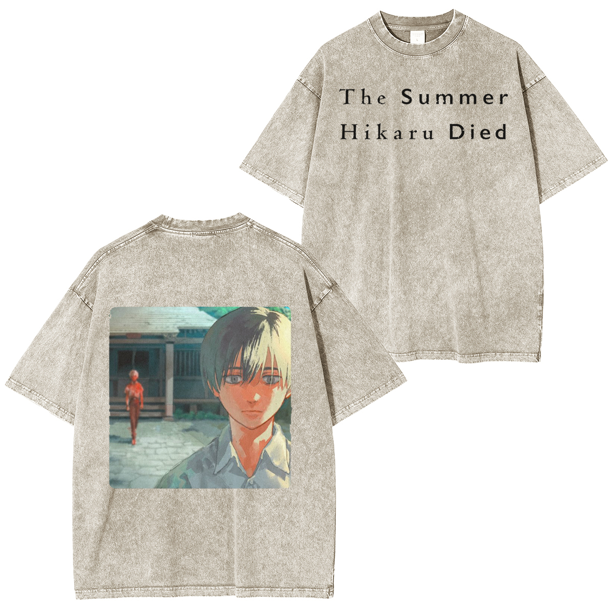 thesummerhikarudied:Hikaru and Yoshiki Official Art Double Retro Washed T-Shirt