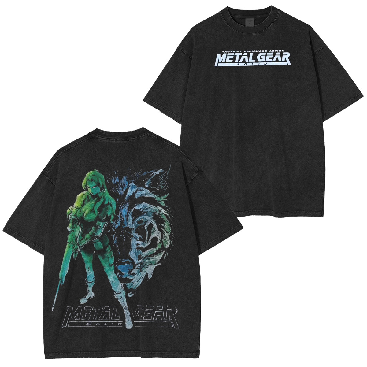 Legend Never Dies Metal Gear Boss Washed Unisex T-Shirt