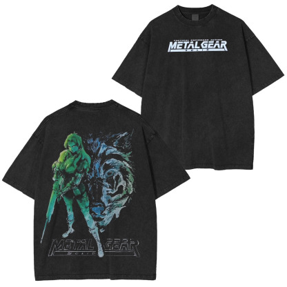 Legend Never Dies Metal Gear Boss Washed Unisex T-Shirt