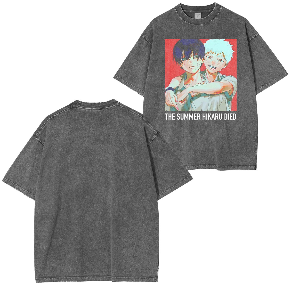 thesummerhikarudied:Hikaru and Yoshiki Official Art Double Retro Washed T-Shirt