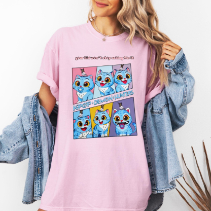 Derpy Kpop Demon Hunters Tiger Unisex T-shirt/Crewneck/Hoodie