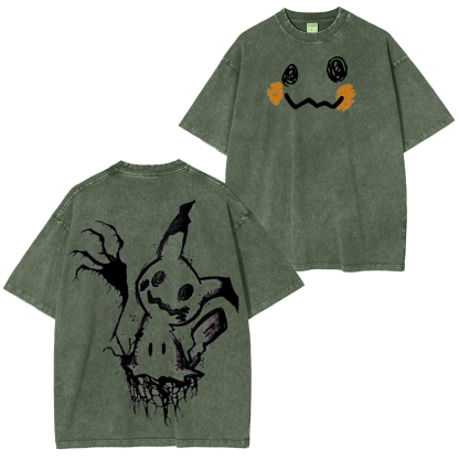 Mimikyu Halloween Washed T-Shirt