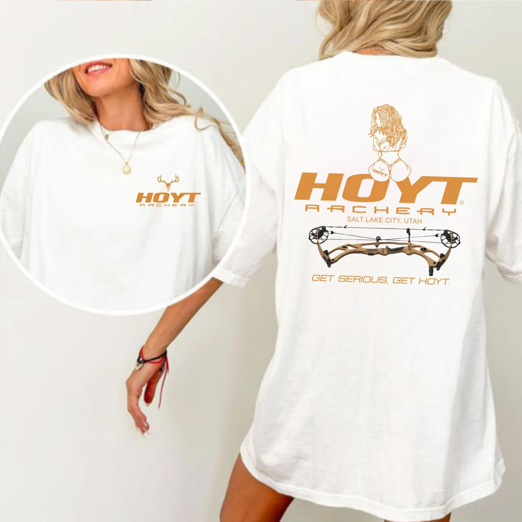 "Sexy Girl" Hoyt Archery Bowhunting Unisex Shirt/Crewneck/Hoodie