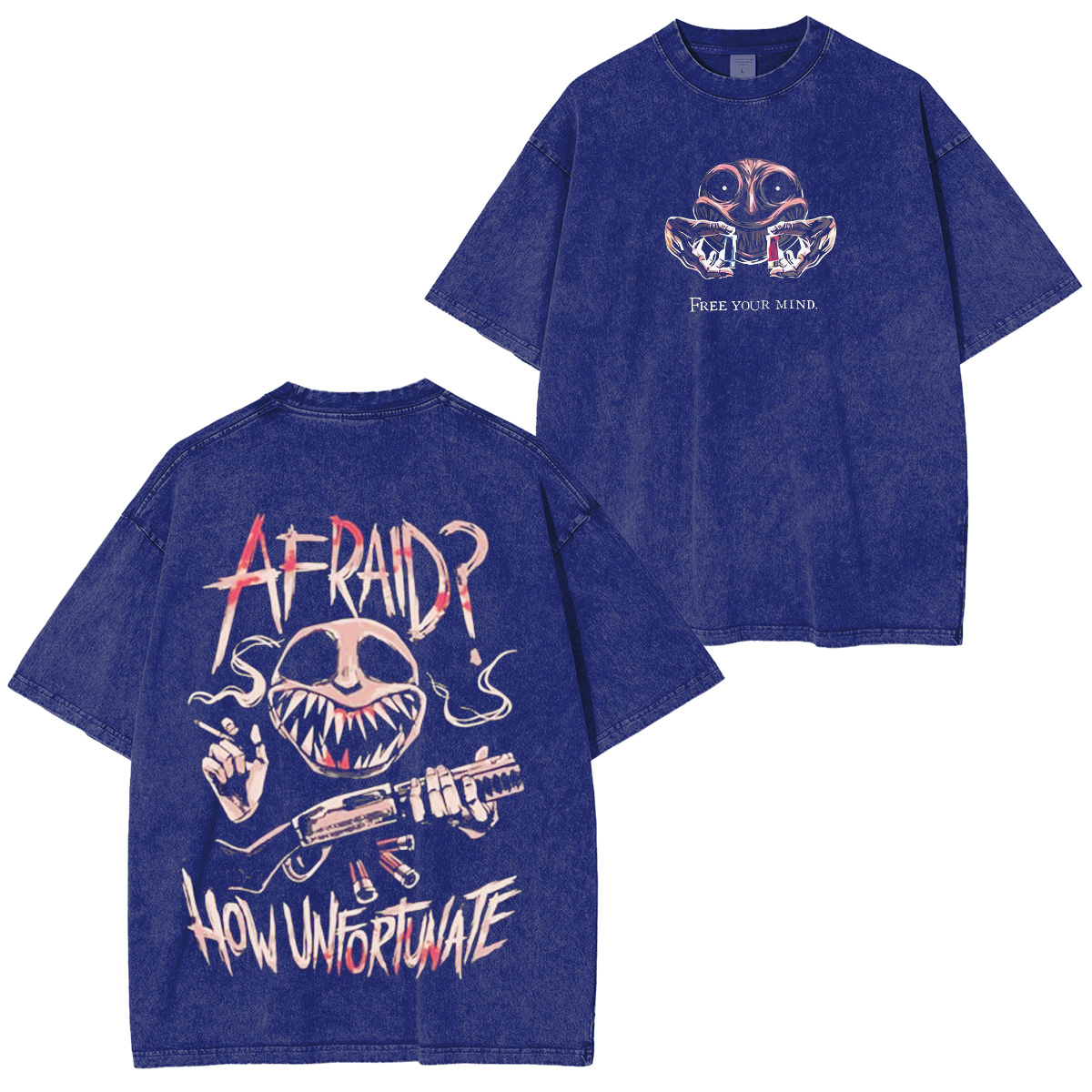 Buckshot Roulette Horror Game Washed Unisex T-Shirt