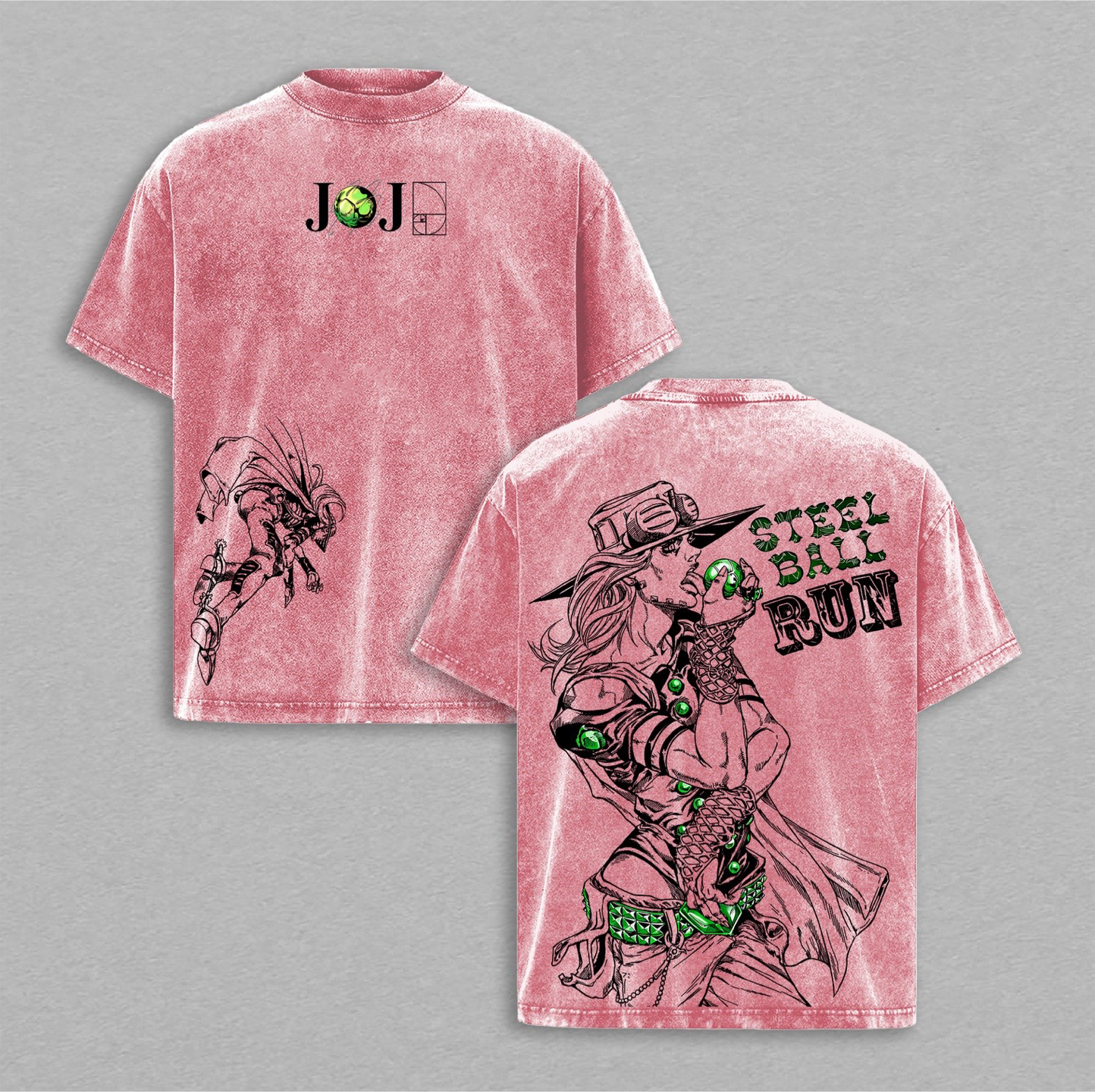 JOJO Gyro Unisex  Washed T-Shirt