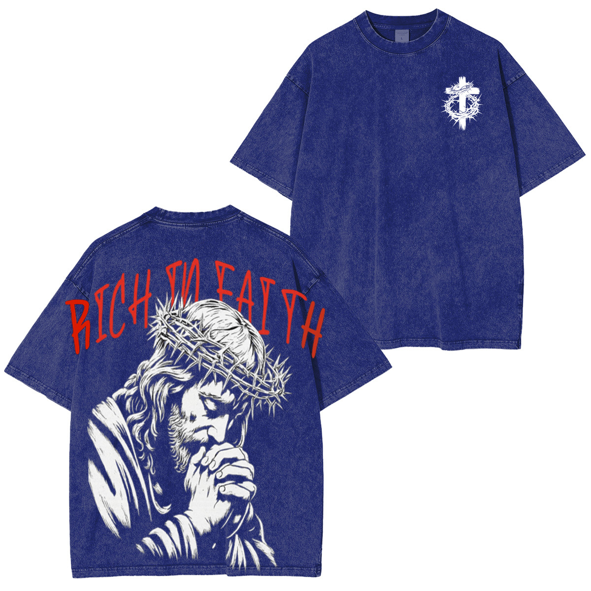 Faith isn��t quiet Unisex Washed T-Shirt