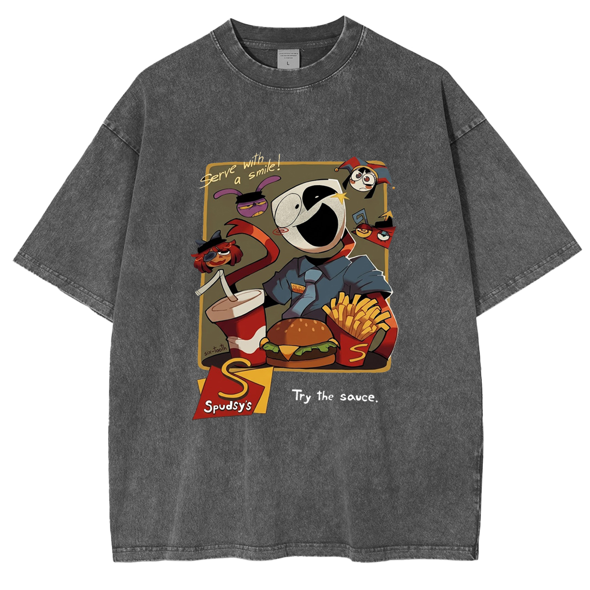 [Copy]Hinata Hyuga - Anime Double Printed Vintage Unisex Washed T-Shirt