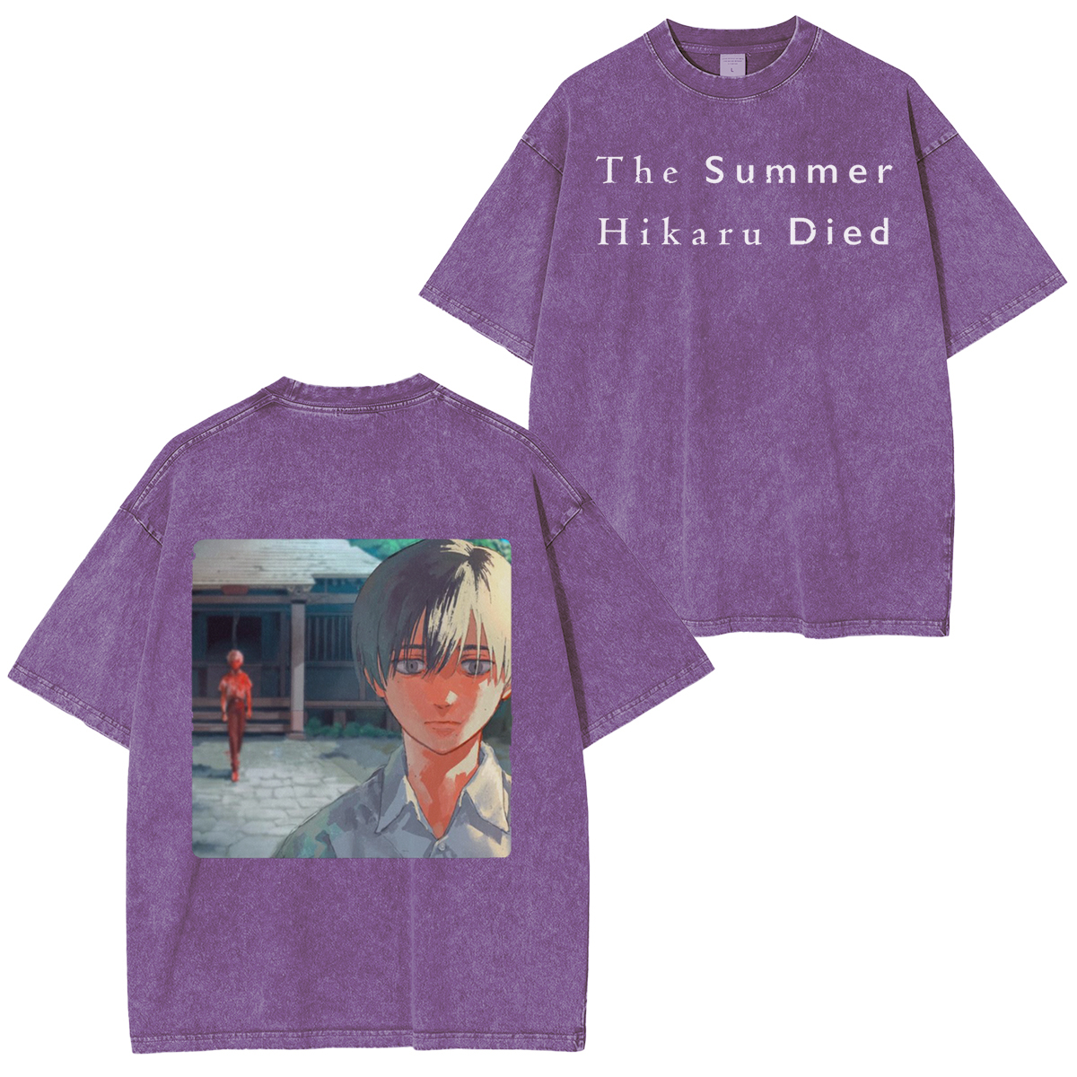 thesummerhikarudied:Hikaru and Yoshiki Official Art Double Retro Washed T-Shirt