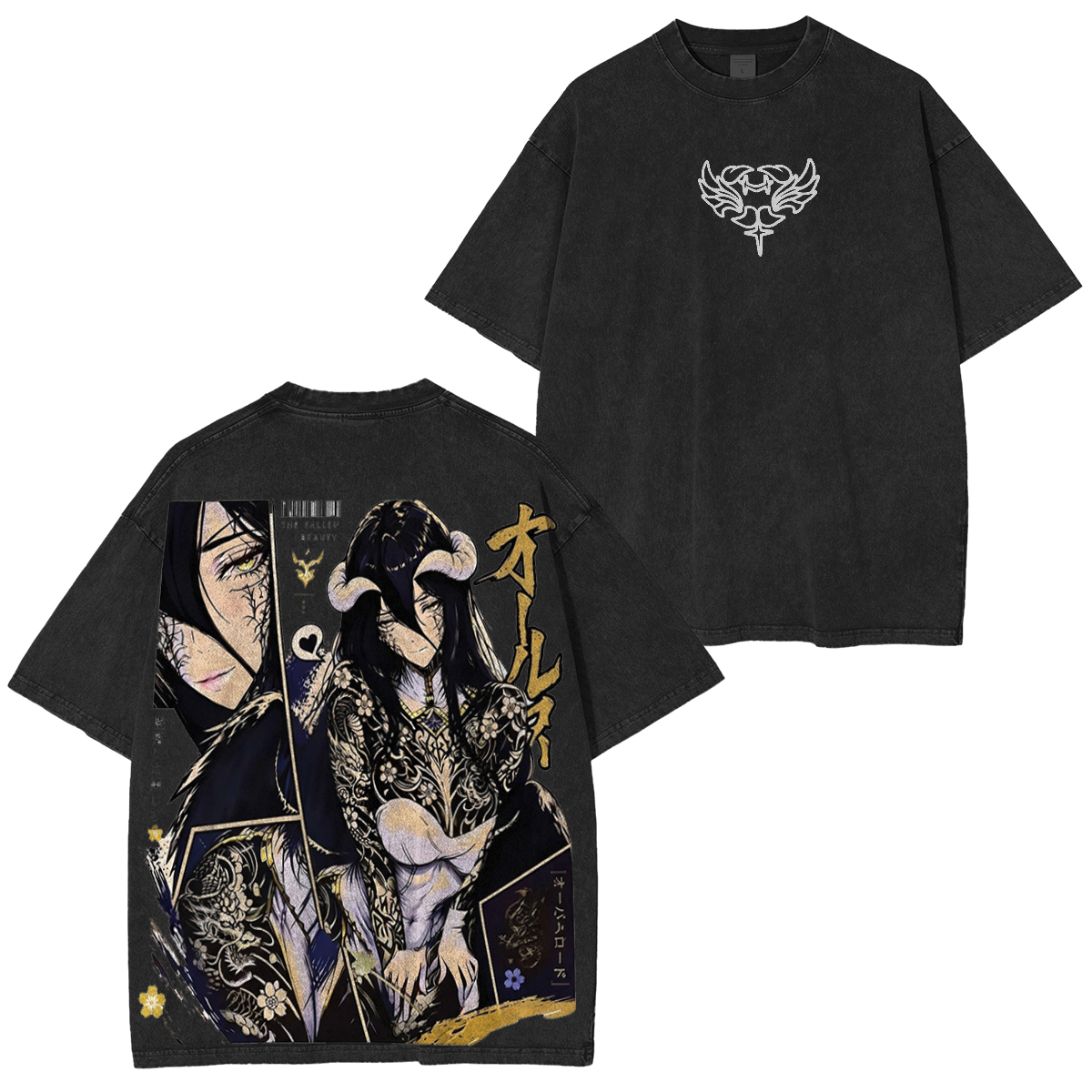 Overlord Albedo Vintage Washed T-shirt/Crewneck/Hoodie