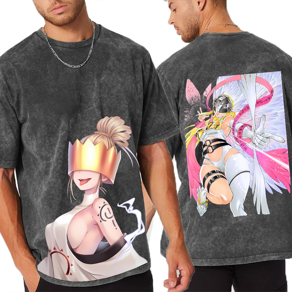 Haumea x Angewomon Wash T-shirt/Crewneck/Hoodie