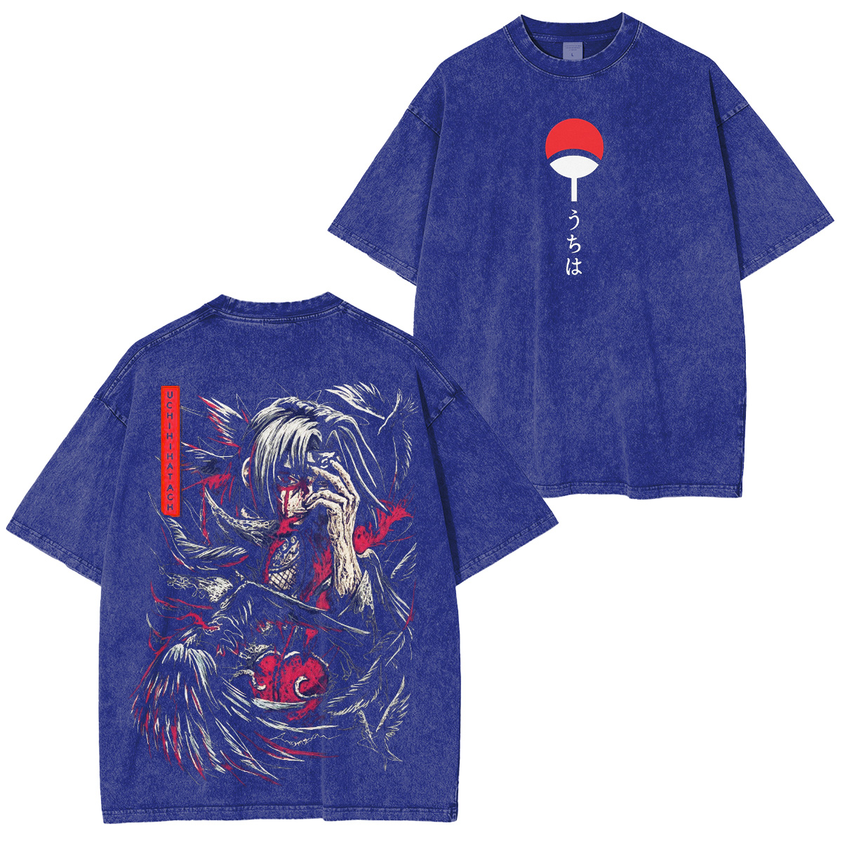 itachi Narutodrip Vintage Washed T-Shirt