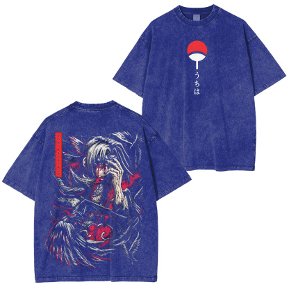 itachi Narutodrip Vintage Washed T-Shirt
