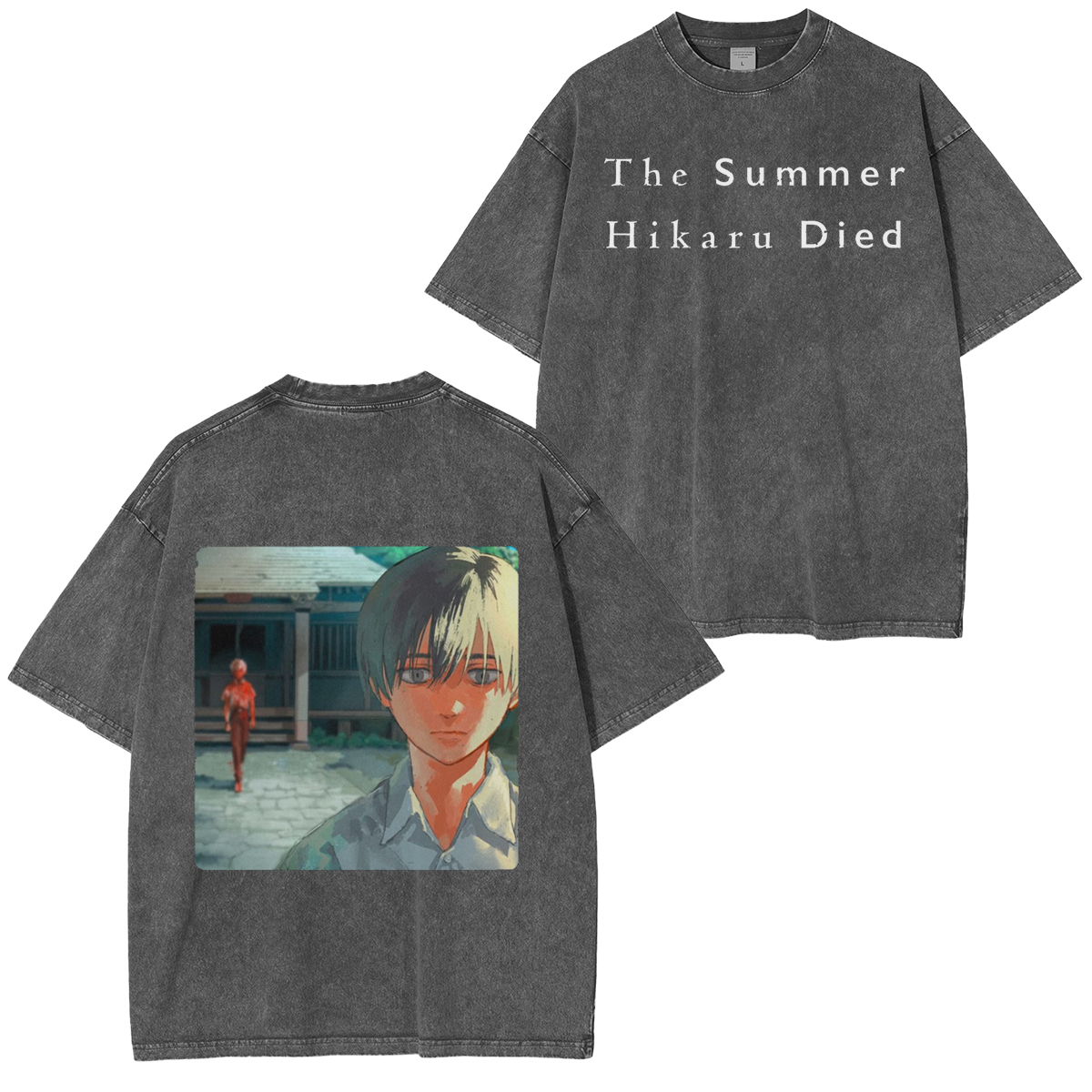 thesummerhikarudied:Hikaru and Yoshiki Official Art Double Retro Washed T-Shirt