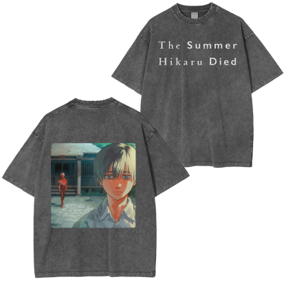 thesummerhikarudied:Hikaru and Yoshiki Official Art Double Retro Washed T-Shirt