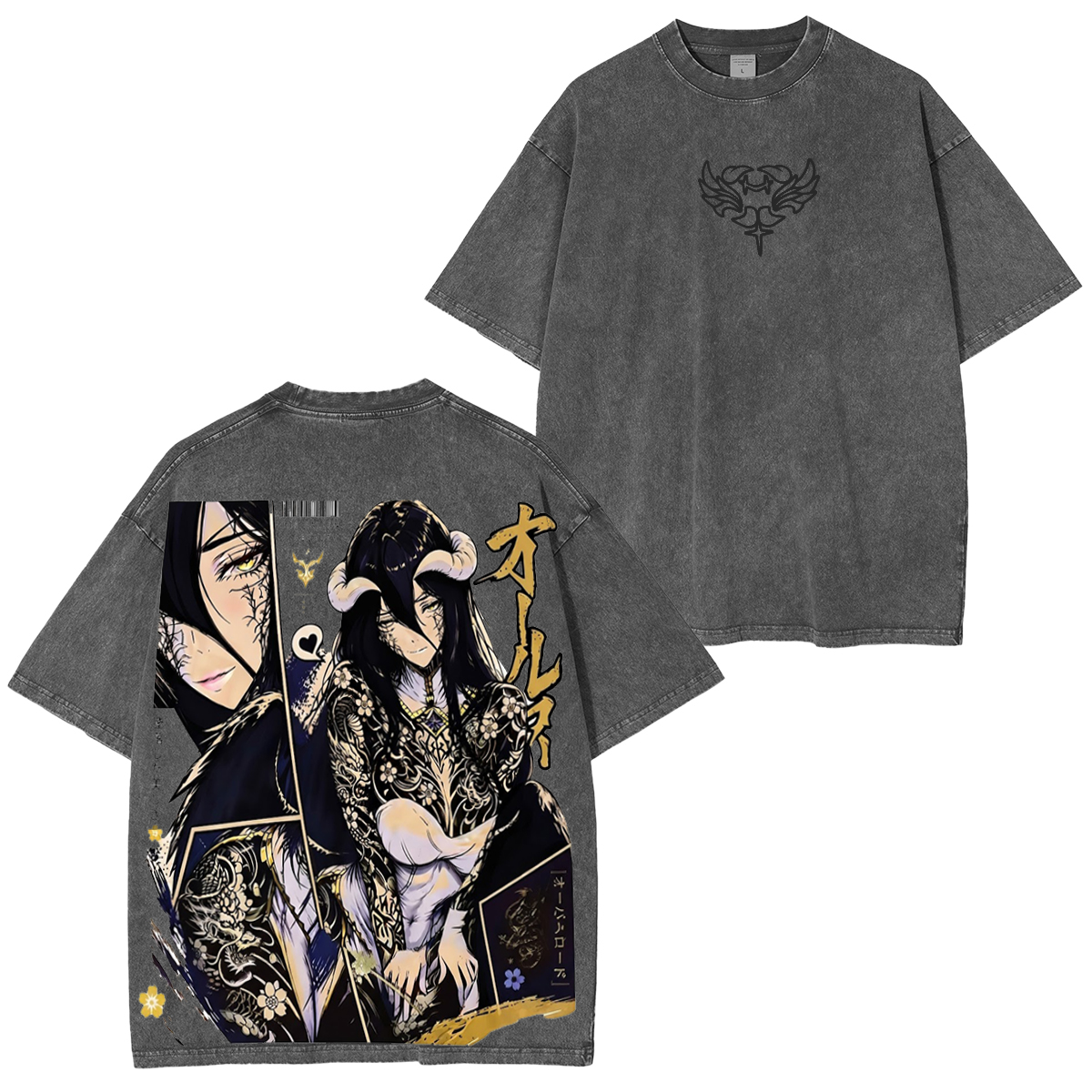 Overlord Albedo Vintage Washed T-shirt/Crewneck/Hoodie