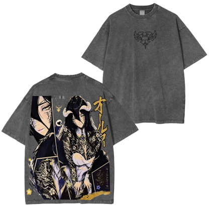 Overlord Albedo Vintage Washed T-shirt/Crewneck/Hoodie