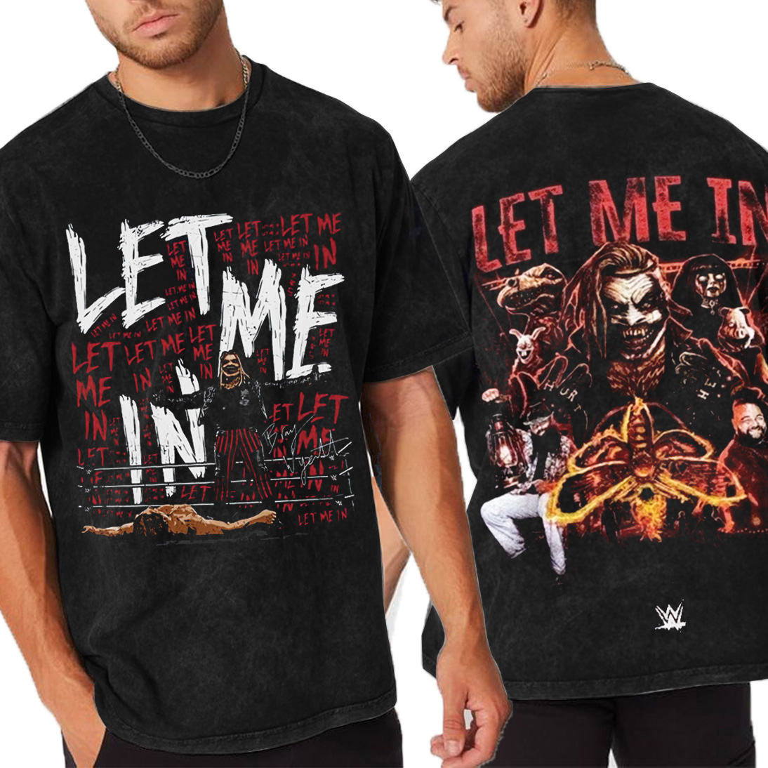 Bray Wyatt Let Me In Repeat Washed T-Shirt