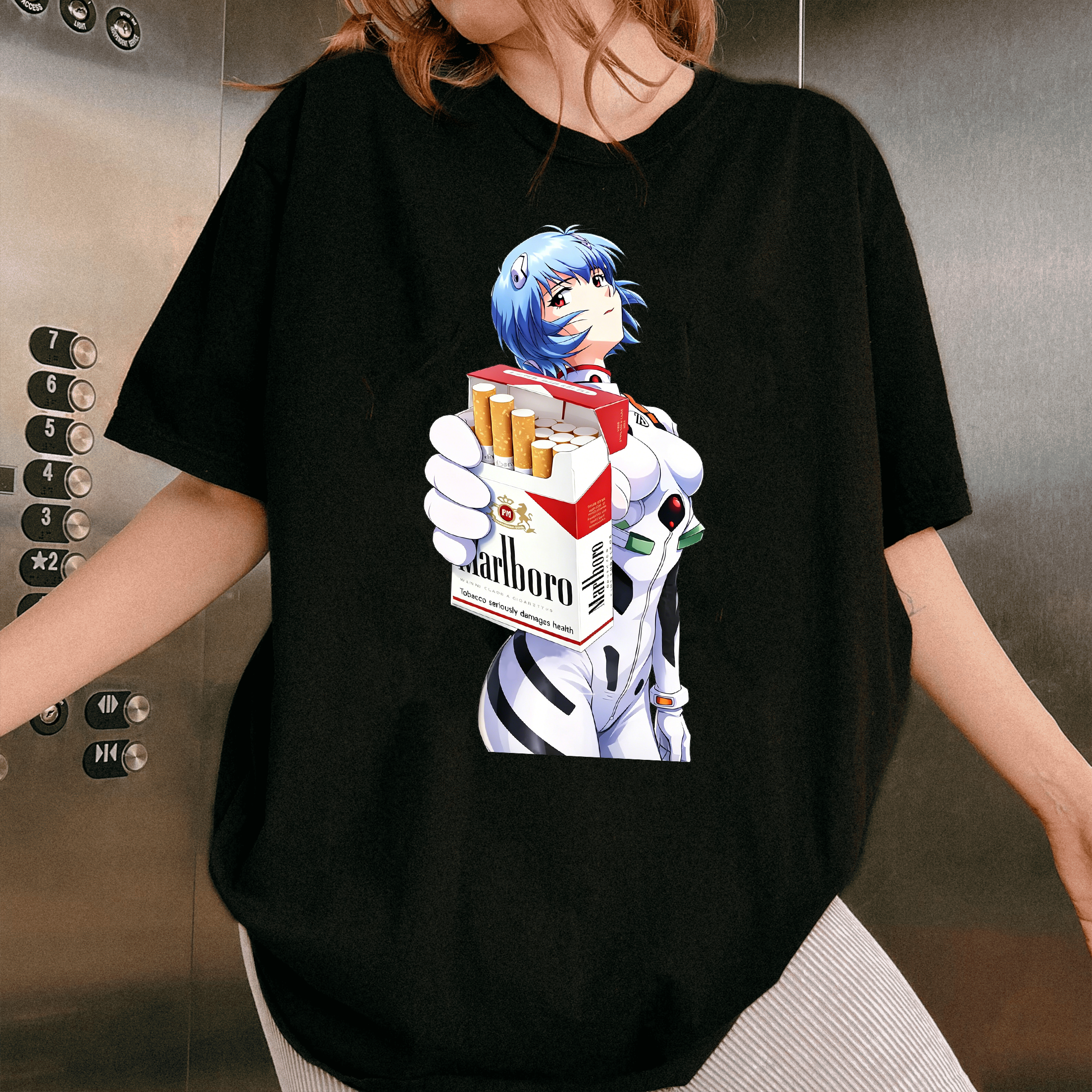 Ayanami Rei Neon Genesis Evangelion Anime Unisex T-shirt/Crewneck/Hoodie