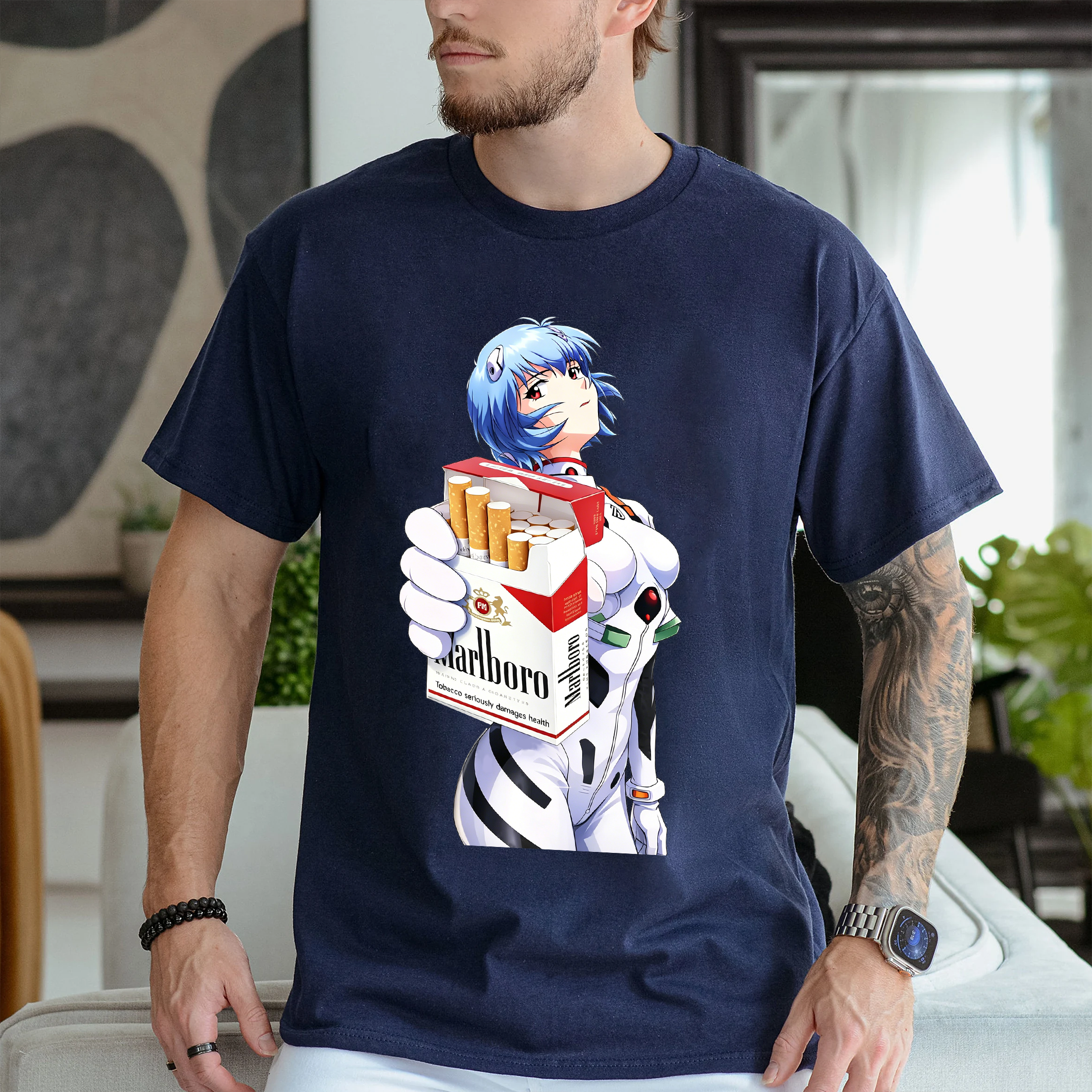 Ayanami Rei Neon Genesis Evangelion Anime Unisex T-shirt/Crewneck/Hoodie
