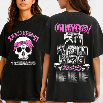 Grey Day 2026 Tour,Suicideboys G59 Unisex Washed T-Shirt