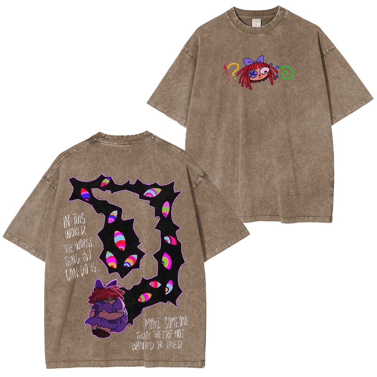 Smiling through the madness.Ragatha theamazingdigitalcircus Oversized T-shirt/Crewneck/Hoodie