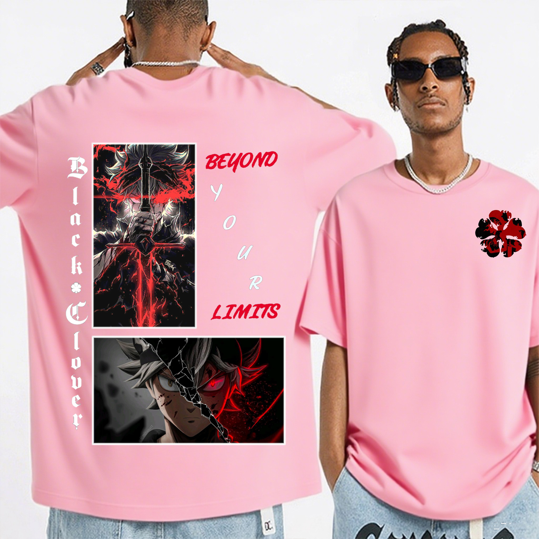 Black Clover) Oversized T-shirt/Crewneck/Hoodie