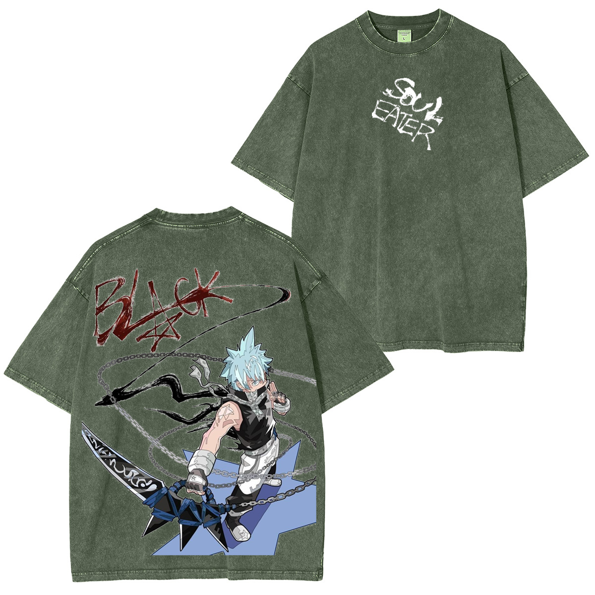 Soul Eate Black Star Oversized T-shirt/Crewneck/Hoodie