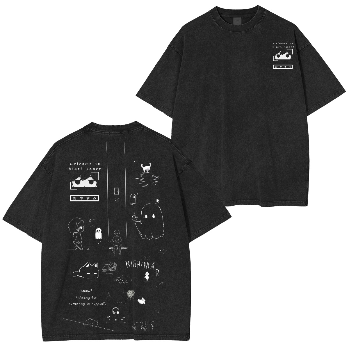 Black Space Omori Oversized T-shirt/Crewneck/Hoodie