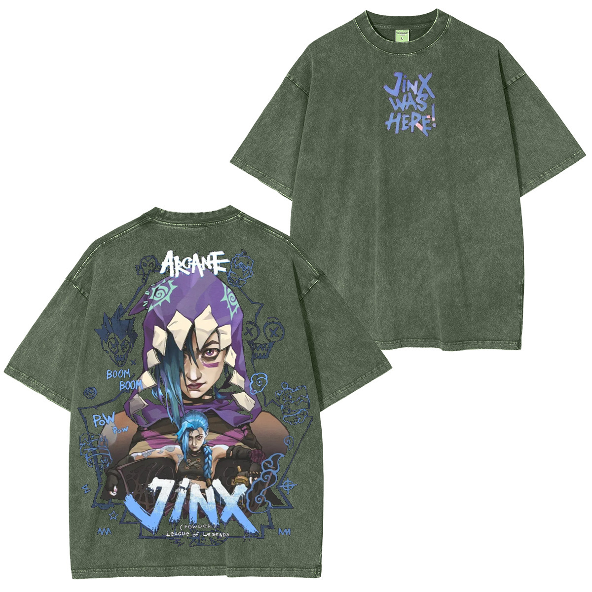 Jinx Was Here Oversized T-shirt/Crewneck/Hoodie