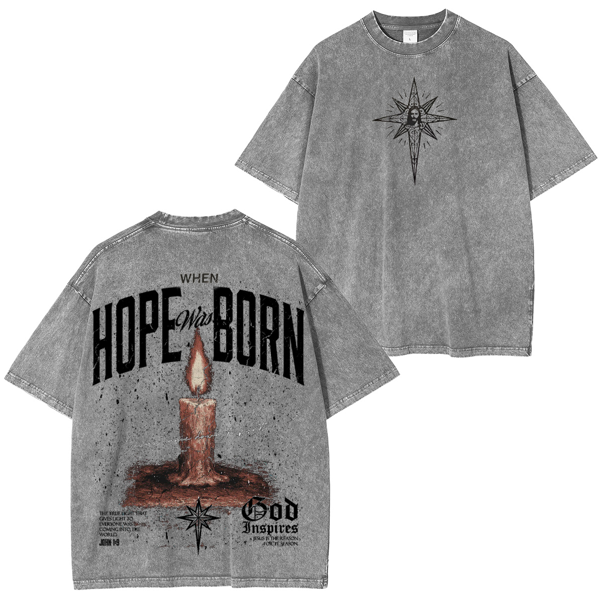 Hope Was Born Oversized T-shirt/Crewneck/Hoodie