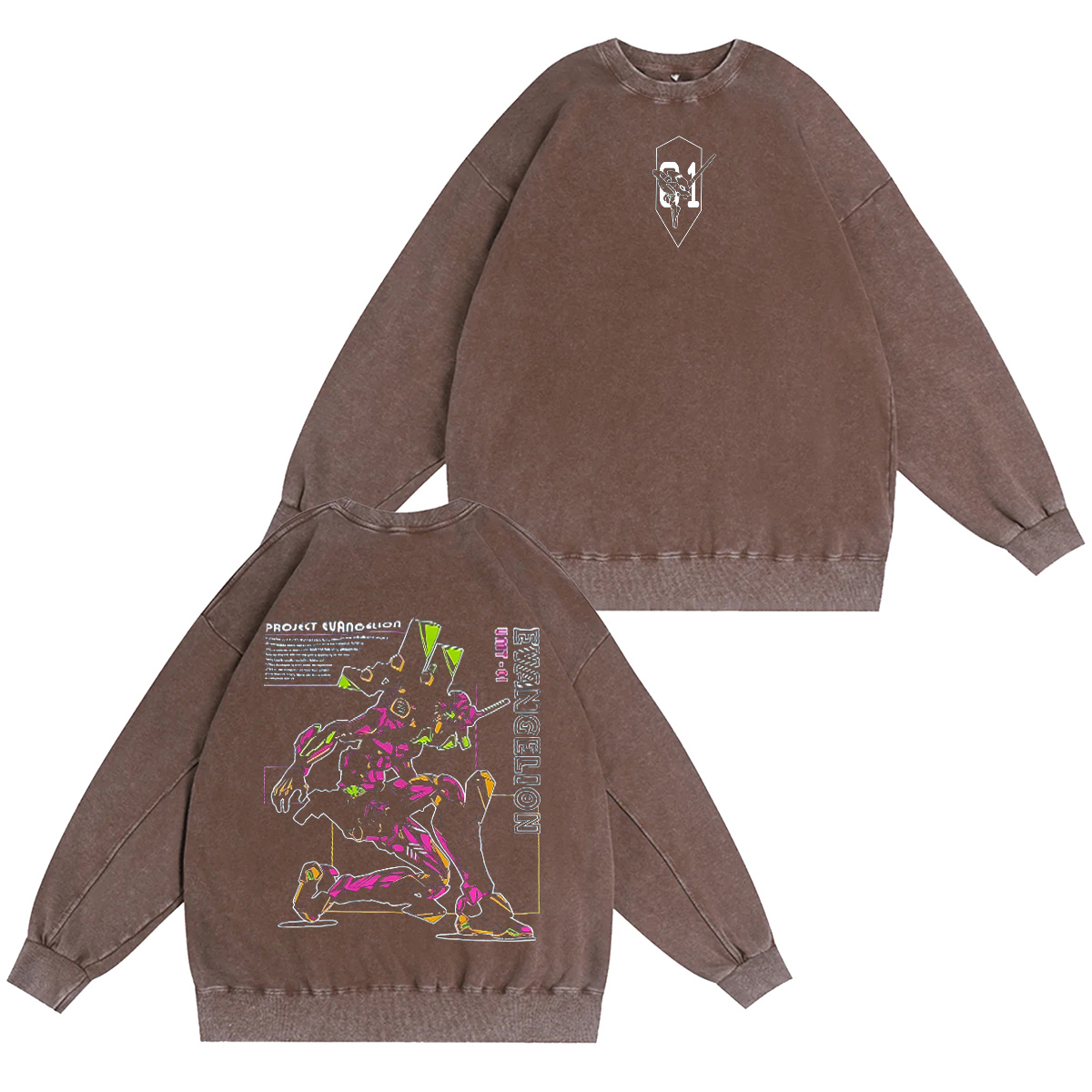 Neon Genesis Evangelion Oversized T-shirt/Crewneck/Hoodie