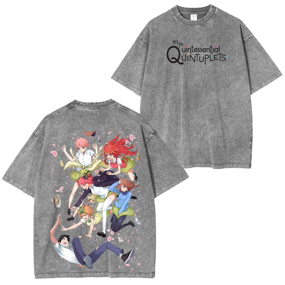 The Quintessential Quintuplets  Washed T-shirt/Crewneck/Hoodie
