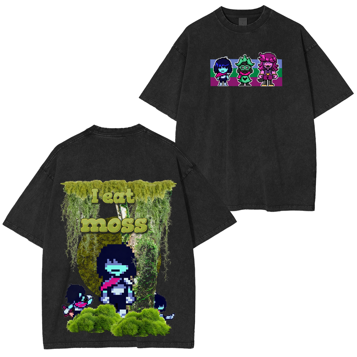 I eat moss Kris Deltarune Men Oversized T-shirt/Crewneck/Hoodie
