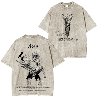 Black Clover Washed T-shirt/Crewneck/Hoodie
