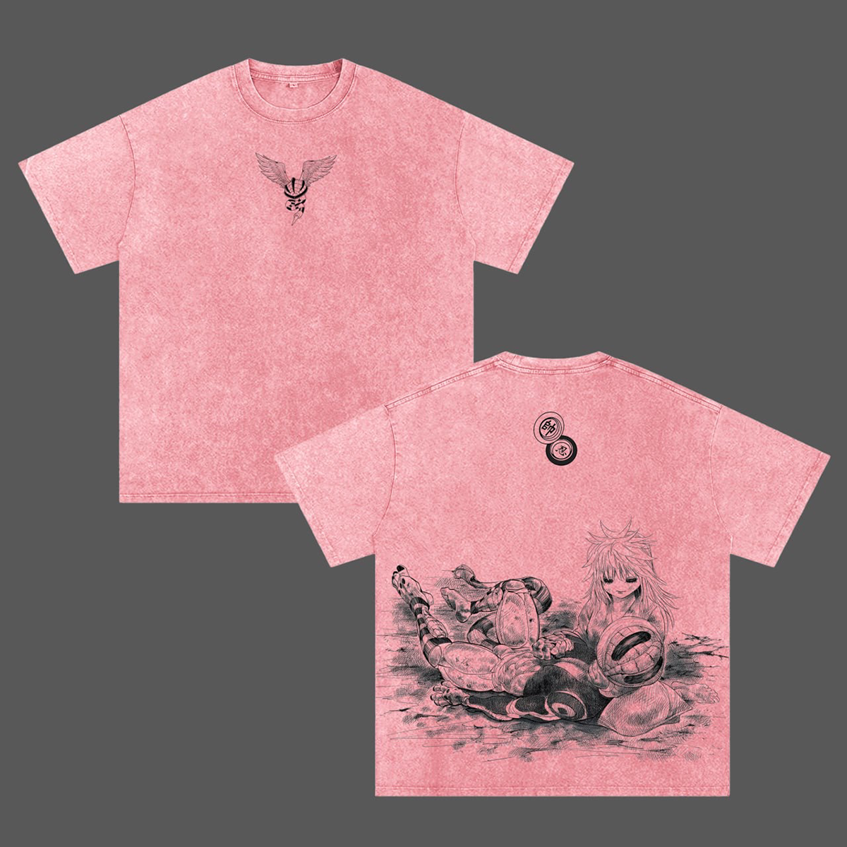 Meruem x Komugi Washed T-shirt/Crewneck/Hoodie