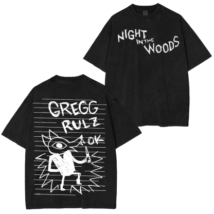Night in the Woods Gregg Rulz Ok Washed T-shirt/Crewneck/Hoodie