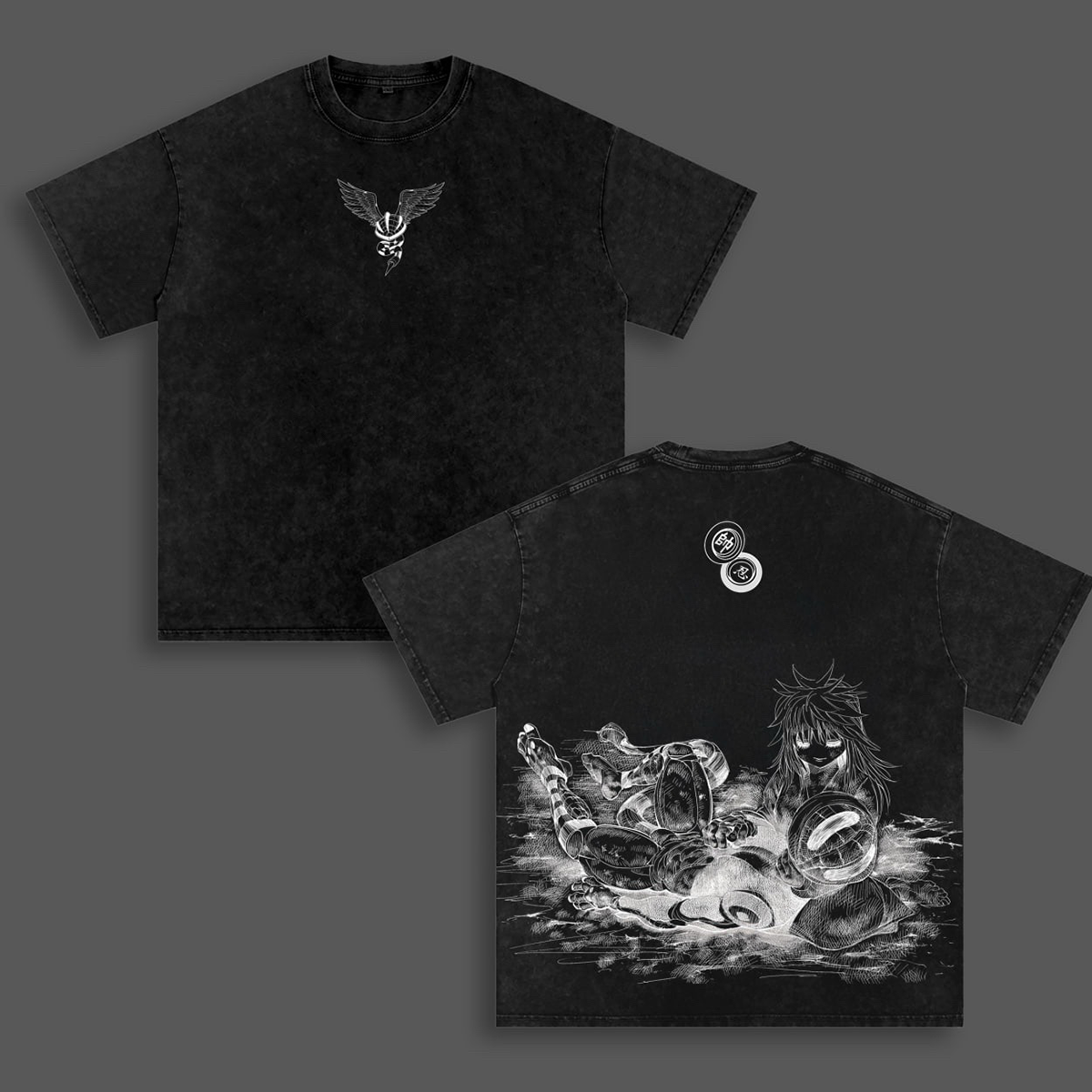 Meruem x Komugi Washed T-shirt/Crewneck/Hoodie