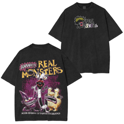 AHH! Real Monsters Washed T-shirt/Crewneck/Hoodie