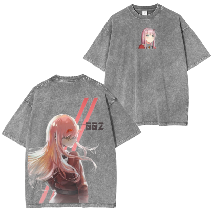 DARLING in the FRANXX Washed T-shirt/Crewneck/Hoodie