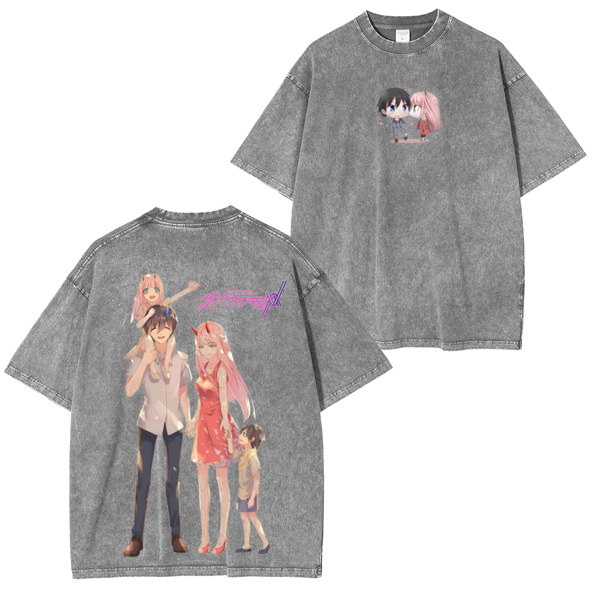 DARLING in the FRANXX Washed T-shirt/Crewneck/Hoodie