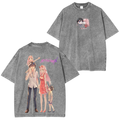 DARLING in the FRANXX Washed T-shirt/Crewneck/Hoodie