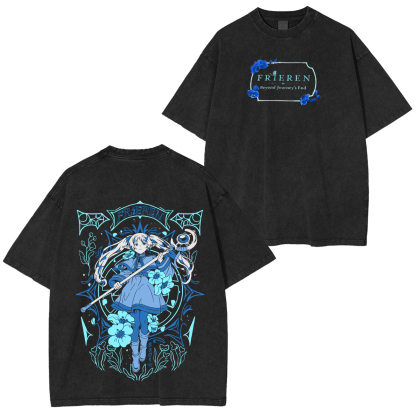 Frieren: Beyond Journey’s End Washed T-shirt/Crewneck/Hoodie