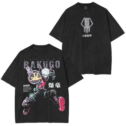 My Hero Academia Washed T-shirt/Crewneck/Hoodie