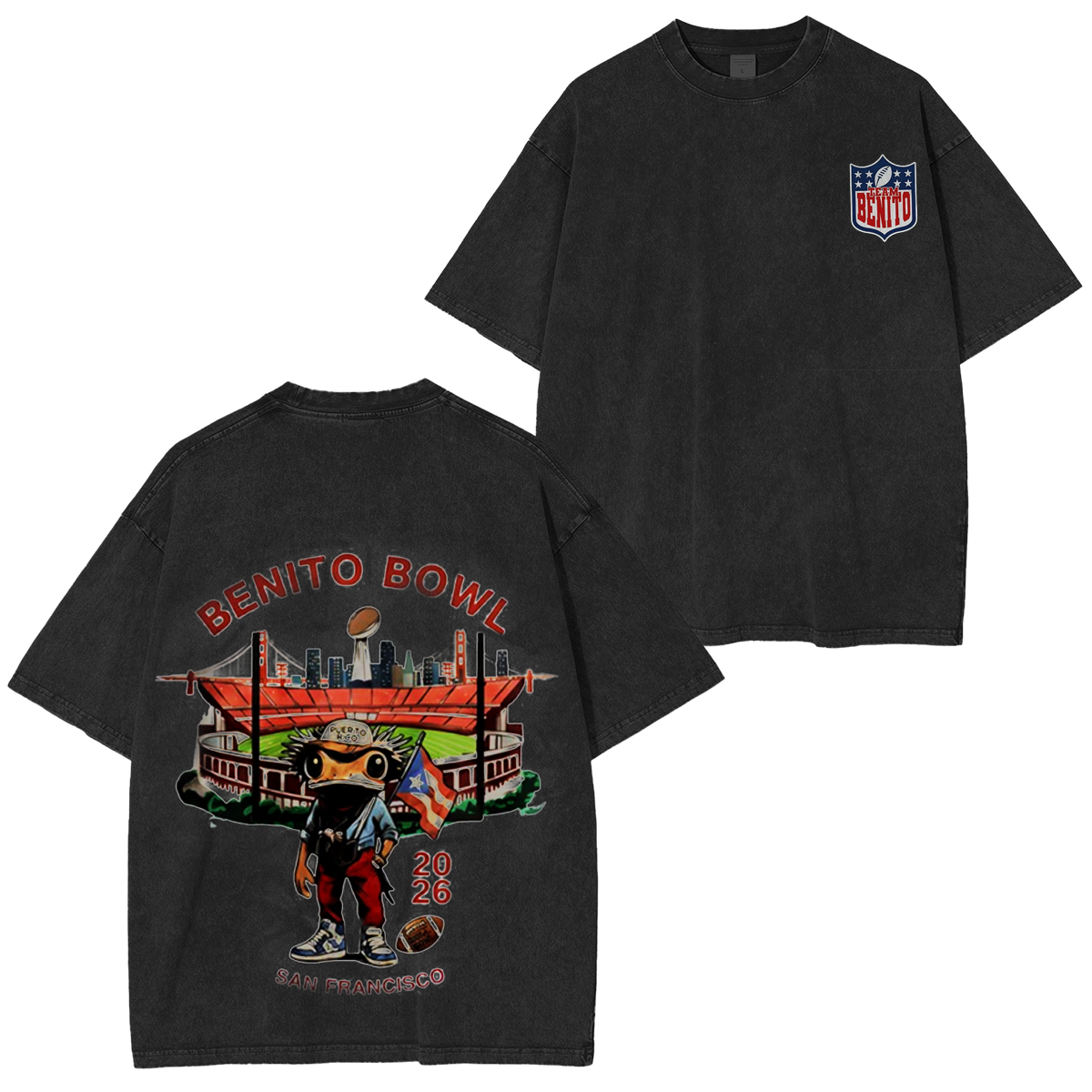 Benito Bowl 2026 Washed T-shirt/Crewneck/Hoodie