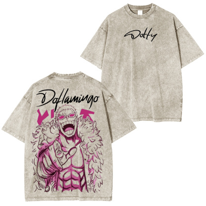 Doflamingo Unisex Washed T-Shirt