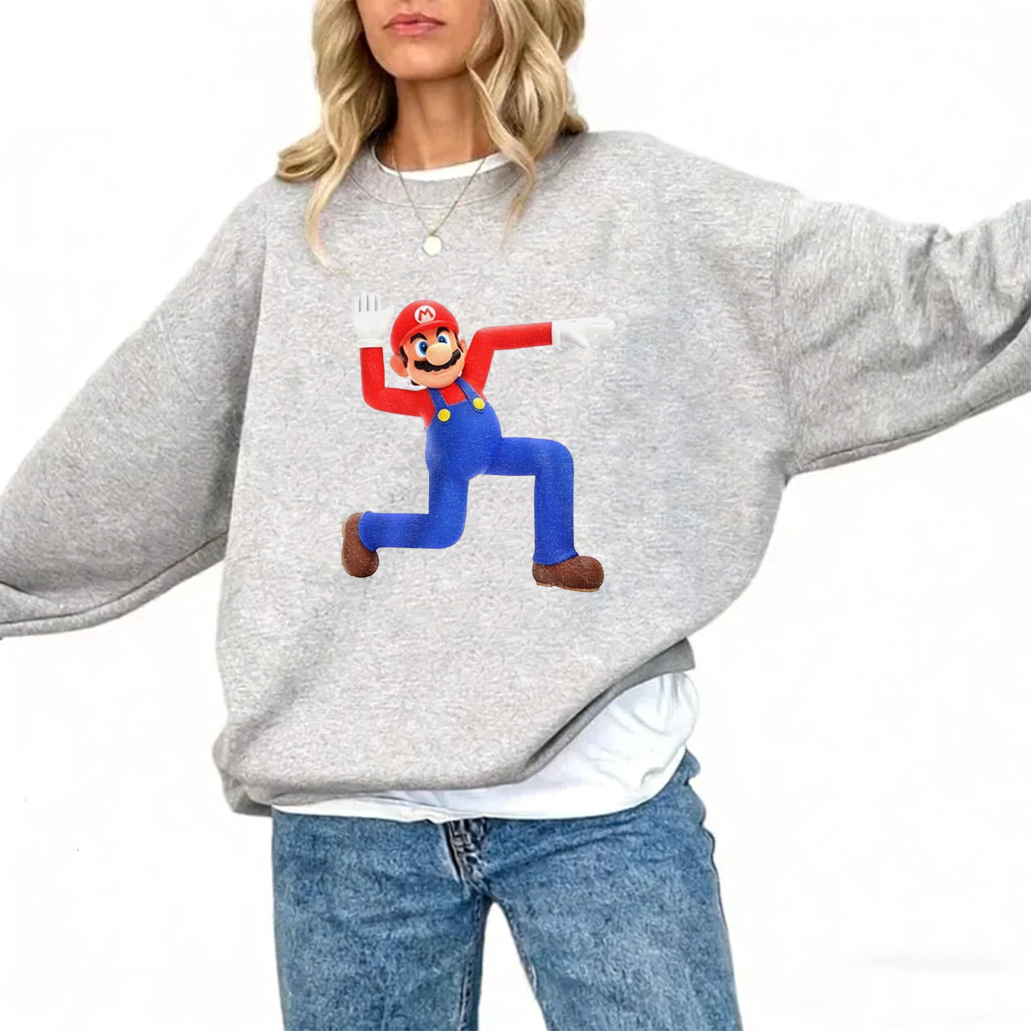 Super Mario Nazio Funny Meme Unisex T-shirt/Crewneck/Hoodie