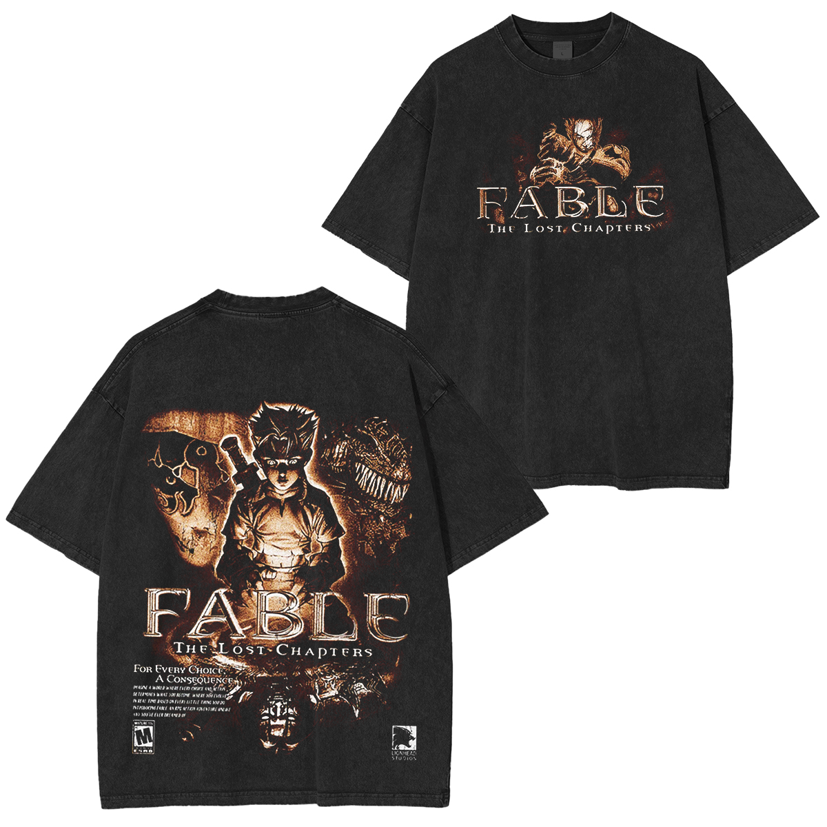 Fable: The Lost Chapters Washed T-shirt/Crewneck/Hoodie