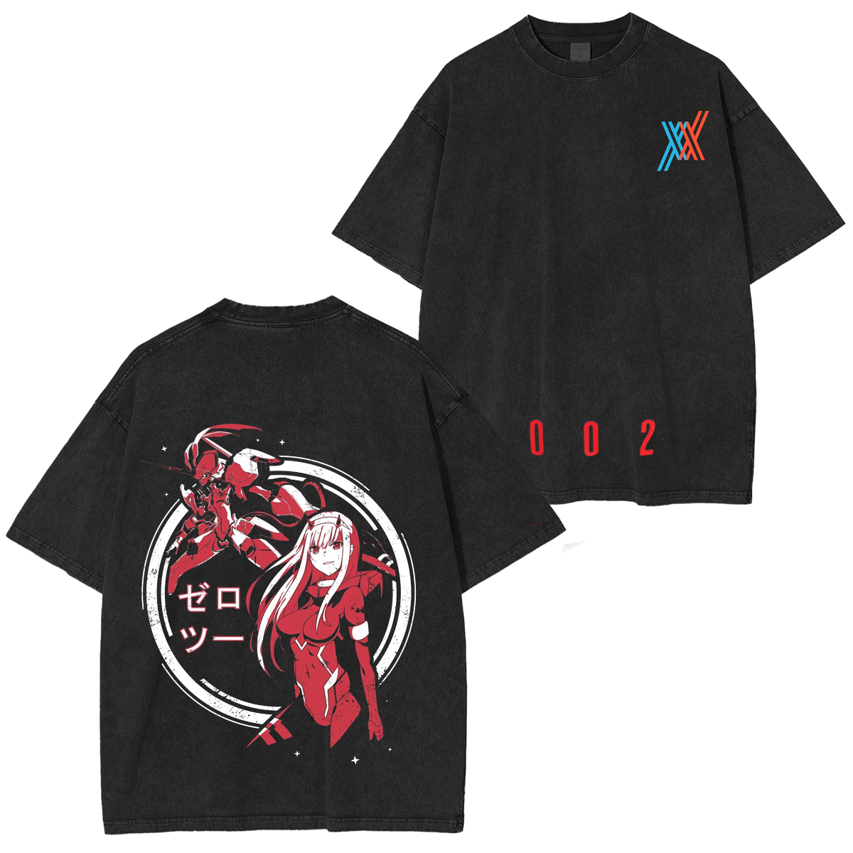 DARLING in the FRANXX Washed T-shirt/Crewneck/Hoodie