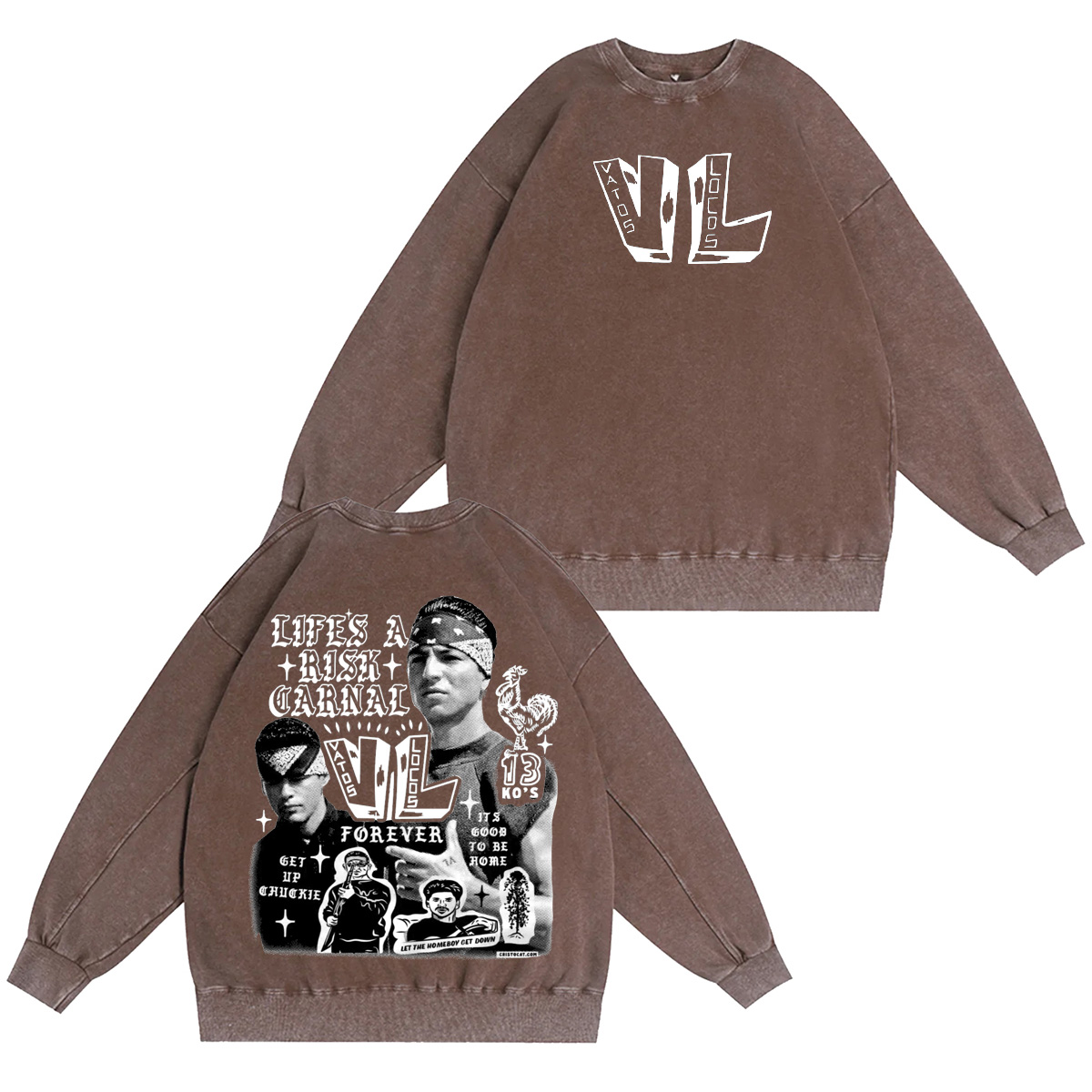 Vatos Locos World Oversized T-shirt/Crewneck/Hoodie